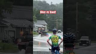 Biker vs flood [upl. by Nomael68]