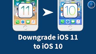 ► Comment Downgrade Désinstaller de iOS 11 à iOS 10📲 Sans Perdre de Données PCMAC◄ [upl. by Lacee]