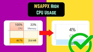 Fix WSAPPX High CPU Usage English [upl. by Radec]