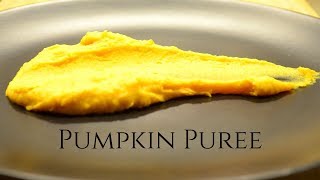 Pumpkin Puree Recipe  Easy [upl. by Lamahj]