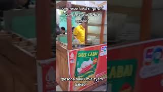 mie ayam bakso mas B lokasi pilangkenceng pasar sumbergandu caruban Madiun bolo [upl. by Anoyek]