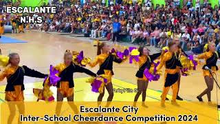 ESCALANTE CITY INTERSCHOOL CHEERDANCE COMPETITION 2024 ESCALANTE CITY NATIONAL HIGH SCHOOL [upl. by Caesar]