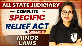 Specific Relief Act One Shot  Minor Law  All State Judiciary Exam [upl. by Eben87]