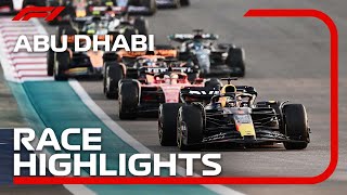 Race Highlights  2023 Abu Dhabi Grand Prix [upl. by Jedthus]