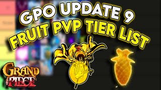 GPO UPDATE 9 FRUIT TIER LIST [upl. by Ilenay]