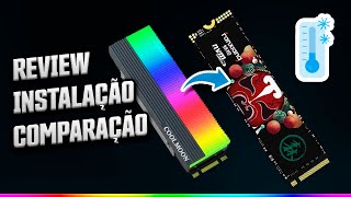 M2 DE 2TB S790  COOLMON CMM2A  REVIEW TESTE INSTALAÇÃO e COMPARATIVO 🥶🌡️ [upl. by Anala]