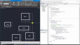 AutoCAD VBA Изменение атрибутов блока [upl. by Haidabej454]