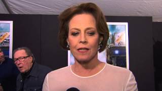 Chappie NYC Movie Premiere Sigourney Weaver Interview [upl. by Arnold]