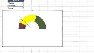 Excel  Wykres prędkościomierza  porada 88 [upl. by Uok]