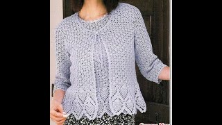 Crochet Patterns Free Crochet Cardigan 6972 [upl. by Steward]