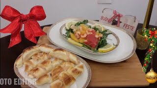 2 ANTIPASTI di PESCE FACILI e VELOCI per NATALECornetti al Salmone amp insalata di Agrumi e Gamberi [upl. by Nynnahs423]