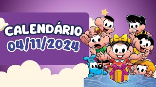 CALENDÁRIO DE 4 DE NOVEMBRO DE 2024 ALUNONOTADEZ10 ensinofundamental [upl. by Anetsirhc868]