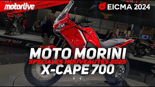 Moto Morini XCAPE 700 2025  EICMA [upl. by Aicatan]