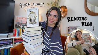 READING VLOG ⭐️  new favorite book amp huge book haul [upl. by Alyce]