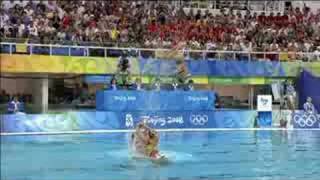 SWIMMING SYNCHRONISED SWIMMING TEAM  FREE ROUTINE [upl. by Deck]