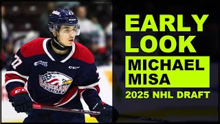 MICHAEL MISA Highlights 2025 NHL Draft [upl. by Giordano]