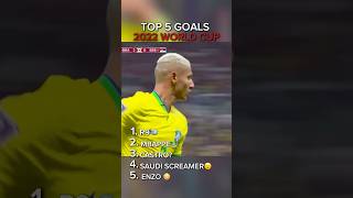 Top 5 best World Cup goals 2022 [upl. by Loseff20]