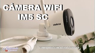 Como configurar câmera wifi externa iM5SC da Intelbras compatível com Alexa e Google [upl. by Llezniuq288]