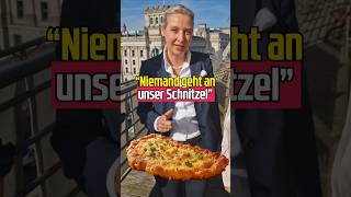 Niemand geht an unser Schnitzel aliceweidel [upl. by Weiner]