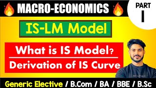 What is IS Curve Derivation of IS Curve  ISLM Model  Macroeconomics  GE BCom BA Bsc DU [upl. by Jackqueline]