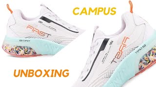 Campus Mens First Running Shoes  Campus Shoes Unboxing [upl. by Aslin]