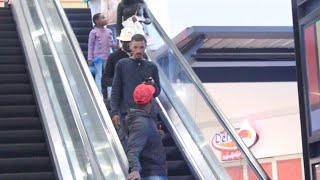 Staring At Strangers On The Escalator Prank In South Africa [upl. by Corbet855]