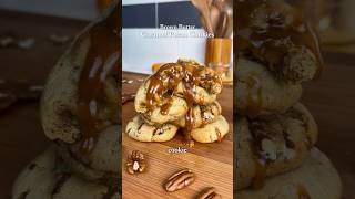 SALTED CARAMEL BUTTER PECAN COOKIES Recipe pinned [upl. by Nason610]