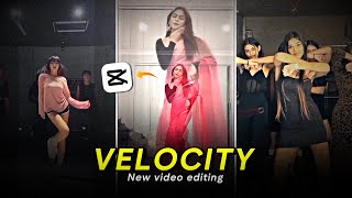 Instagram trending VELOCITY reels editing tutorial  Capcut video editing [upl. by Aeriell370]