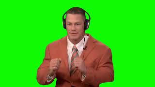 John Cena vibing Cupid sped up   Green Screen Loop [upl. by Haldane]