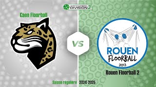 Floorball D3  Ouest  Caen vs Rouen 2 [upl. by Auqenes]