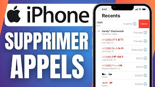 Comment Supprimer Les Appels Sur Iphone  En 2024 [upl. by Octavus]