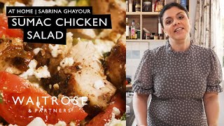 Sabrina Ghayour’s Sumac Chicken Salad  At Home  Waitrose [upl. by Laurin105]