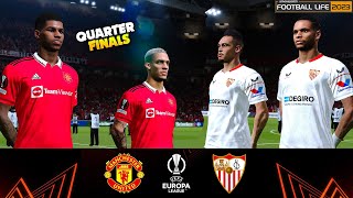 Football Life 2023™  Man United v Sevilla  Quarterfinals 1st leg  UEFA Europa League 202223 [upl. by Adnilreb]