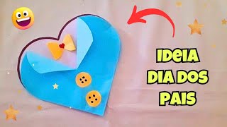 IDEIA PARA FAZER DE DIA DOS PAIS  LEMBRANCINHA DIY [upl. by Effie]