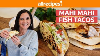 How to Make Fish Tacos Packed With Flavor  Easy Sheet Pan Mahi Mahi Tacos Recipe  Allrecipescom [upl. by Nodnart180]