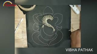 How to making ganesha with a matchstick at home  step by step  VIBHA PATHAK [upl. by Ahsiatal]