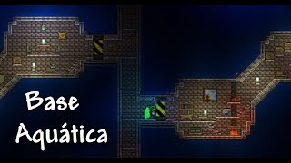 BASE AQUÁTICA no TERRARIA [upl. by Anasxor]