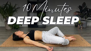 10 Min Yoga Stretches to Relax and Ensure a Good Night’s Sleep [upl. by Gunar]