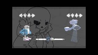 what if 1 sans vs player fnf [upl. by Hobbs]