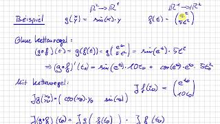 Analysis Diffbarkeit im Rn Kettenregel Beispiel 1628 [upl. by Hsetim941]