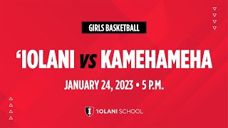 Kamehameha at ‘Iolani  ILH girls basketball tournament semifinal [upl. by Karim]