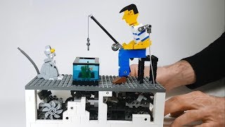 10 Amazing LEGO Mechanical Motion Scenes [upl. by Ojimmas]