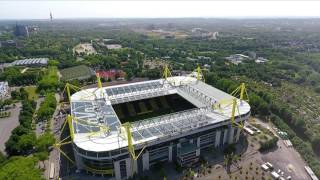 Drohnenflug über den Signal Iduna Park [upl. by Ahsihat836]