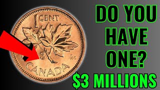 10 EXTREMELY VALUABLE ONE CENT CANADIAN COINS WORTH MONEY  RARE CANADIAN COINS TO LOOK FOR [upl. by Wentworth]