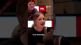 Amandine Pavet PTB dénonce larnaque des Engagés et du MR [upl. by Pirozzo]