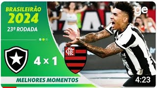 BOTAFOGO GOLEADA NO FLAMENGO [upl. by Ferrel227]