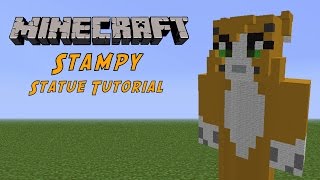 Minecraft Tutorial Stampy Statue [upl. by Miza]