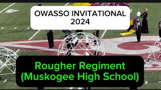 Rougher Regiment Muskogee High School WEB OF LIES  Owasso Invitational 2024 [upl. by Ahsined]