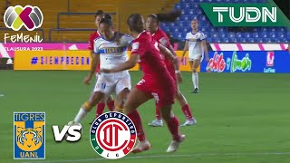 ¡LA PRENDIÓ SABROSO Mayor disparo desviado  Tigres 00 Toluca  Liga Mx Femenil  CL2023 J4  TUDN [upl. by Yvonne]