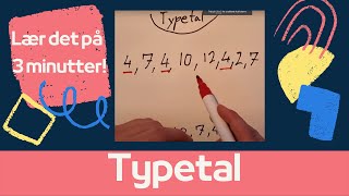 Typetal  Find typetal i dataset  Matematik [upl. by Giorgia]